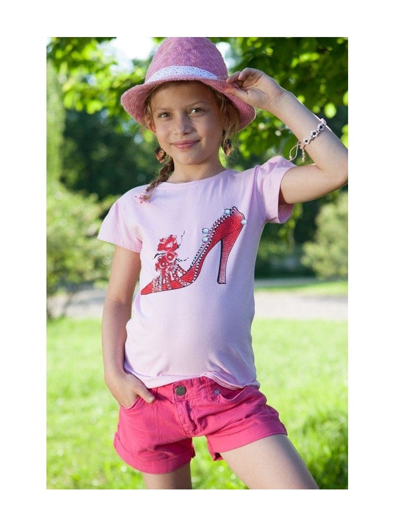 Magenta girls\' shorts DZ6015 - Online store - Boutique